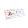GENESIS Thor 303 TKL Tastatur Gaming USB QWERTY US International Weiß