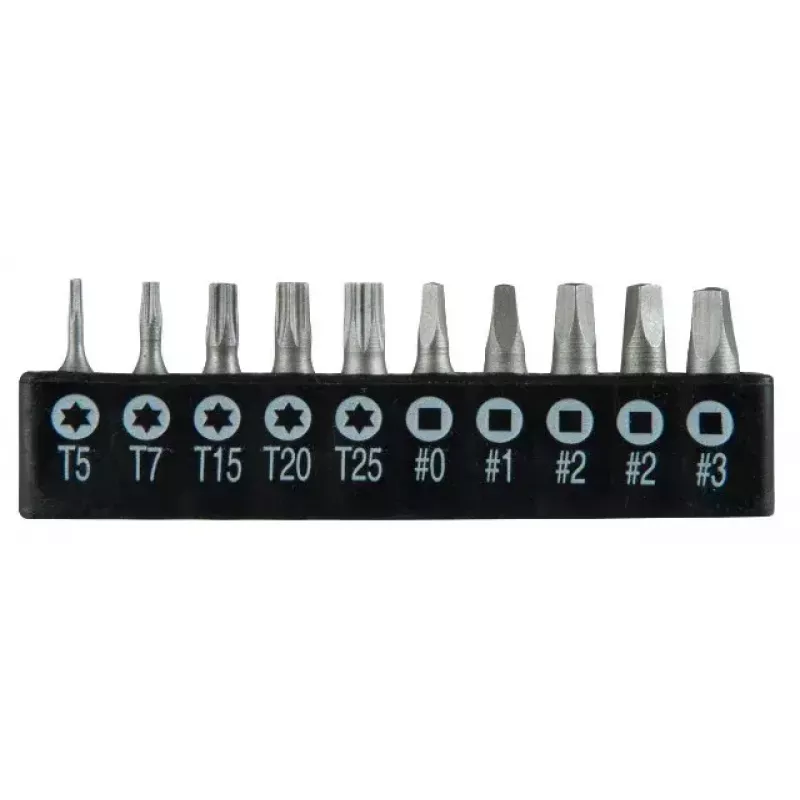 Manueller Schraubendrehersatz STANLEY STHT0-62113 mit Kreuzschlitz-, Robertson- und Torx-Spitzen, magnetischen Spitzen, ergonomischen Griffen