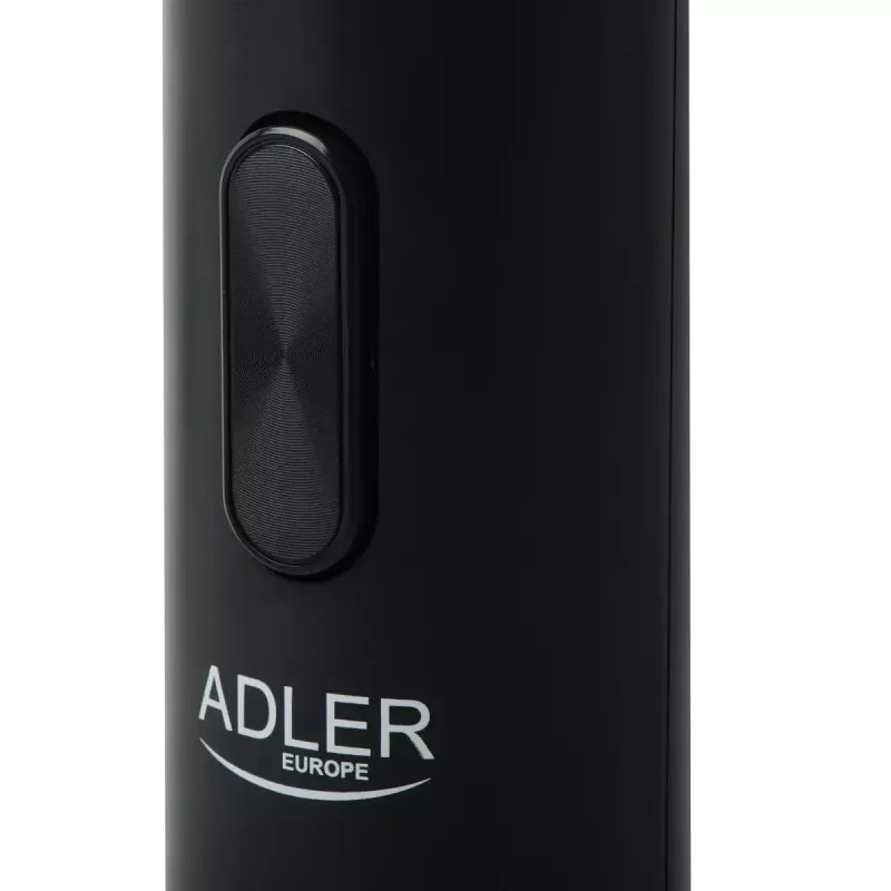 Elektrischer Weinöffner Adler AD 4509 — kabelloser batteriebetriebener Flaschenöffner, schwarz