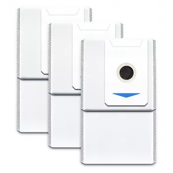 Staubbeutel Ecovacs DDB030031 für Saugroboter, weiß, 3er-Pack