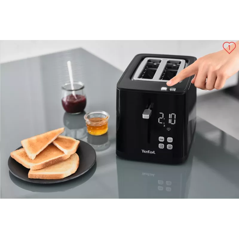 Toaster Tefal TT6408 — 2 Scheiben, 850 W, Schwarz
