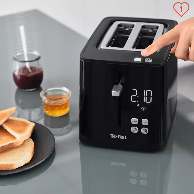 Toaster Tefal TT6408 — 2 Scheiben, 850 W, Schwarz