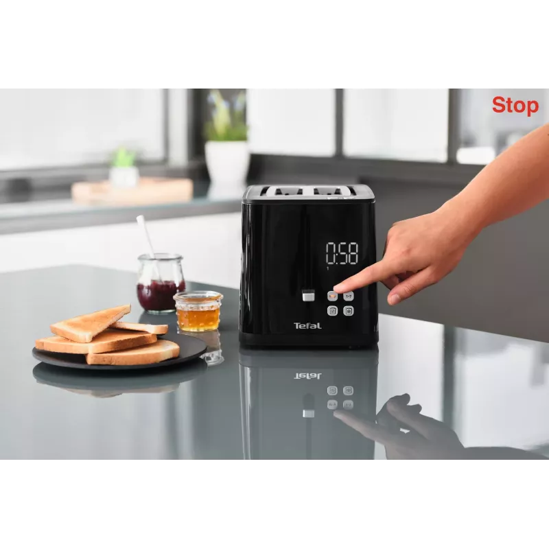 Toaster Tefal TT6408 — 2 Scheiben, 850 W, Schwarz