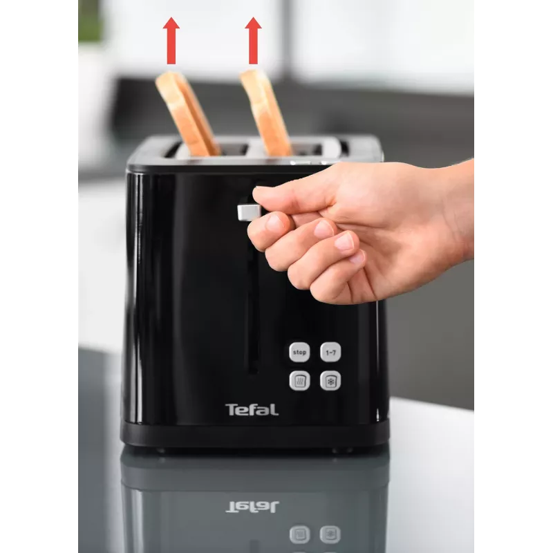 Toaster Tefal TT6408 — 2 Scheiben, 850 W, Schwarz