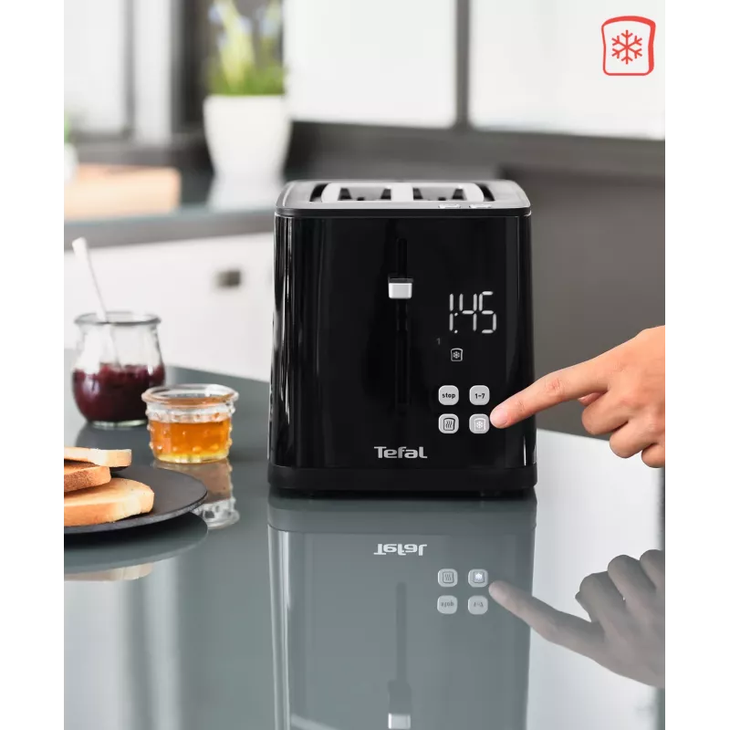 Toaster Tefal TT6408 — 2 Scheiben, 850 W, Schwarz