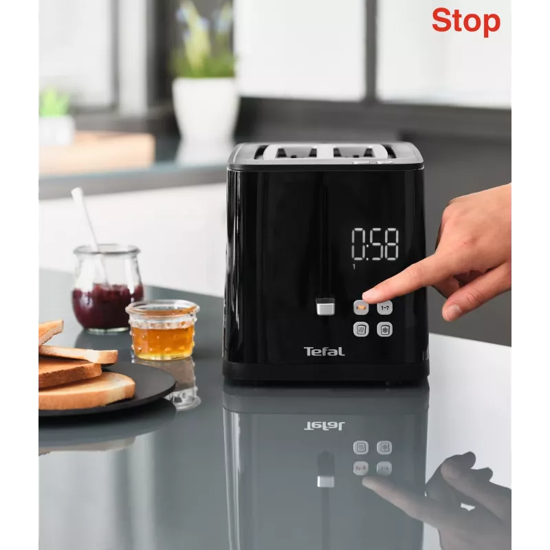Toaster Tefal TT6408 — 2 Scheiben, 850 W, Schwarz