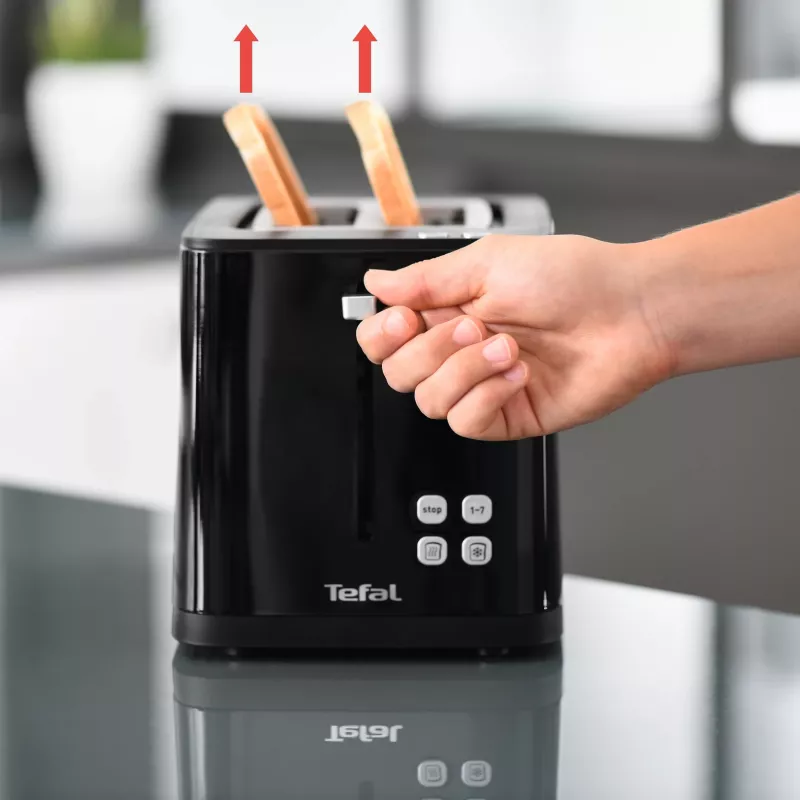 Toaster Tefal TT6408 — 2 Scheiben, 850 W, Schwarz