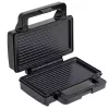 Sandwichmaker Adler AD 3073 — 2 Sandwiches, 1400 W, silber/schwarz, herausnehmbare Platten, vertikale Aufbewahrung