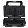 Sandwichmaker Adler AD 3073 — 2 Sandwiches, 1400 W, silber/schwarz, herausnehmbare Platten, vertikale Aufbewahrung
