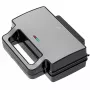 Sandwichmaker Adler AD 3073 — 2 Sandwiches, 1400 W, silber/schwarz, herausnehmbare Platten, vertikale Aufbewahrung