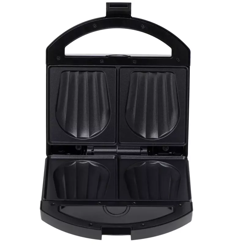 Sandwichmaker Adler AD 3069 – kompakte Tisch-Sandwichpresse, 750 W, 2 Sandwiches, schwarz