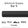 Sony BRAVIA Theatre Bar 9 – Dolby Atmos® Soundbar, 13 Lautsprecher, Wi-Fi®, Bluetooth®, 360 Spatial Sound Mapping