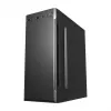PC Case FSP CMT160 Midi Tower Schwarz — supports ATX/µATX/ITX, 1×3.5 inch + 2×2.5 inch bays, 1×5.25 inch, USB 3.2 Gen1 Type-A, 173×370×410 mm