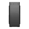 PC Case FSP CMT160 Midi Tower Schwarz — supports ATX/µATX/ITX, 1×3.5 inch + 2×2.5 inch bays, 1×5.25 inch, USB 3.2 Gen1 Type-A, 173×370×410 mm