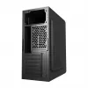 PC Case FSP CMT160 Midi Tower Schwarz — supports ATX/µATX/ITX, 1×3.5 inch + 2×2.5 inch bays, 1×5.25 inch, USB 3.2 Gen1 Type-A, 173×370×410 mm
