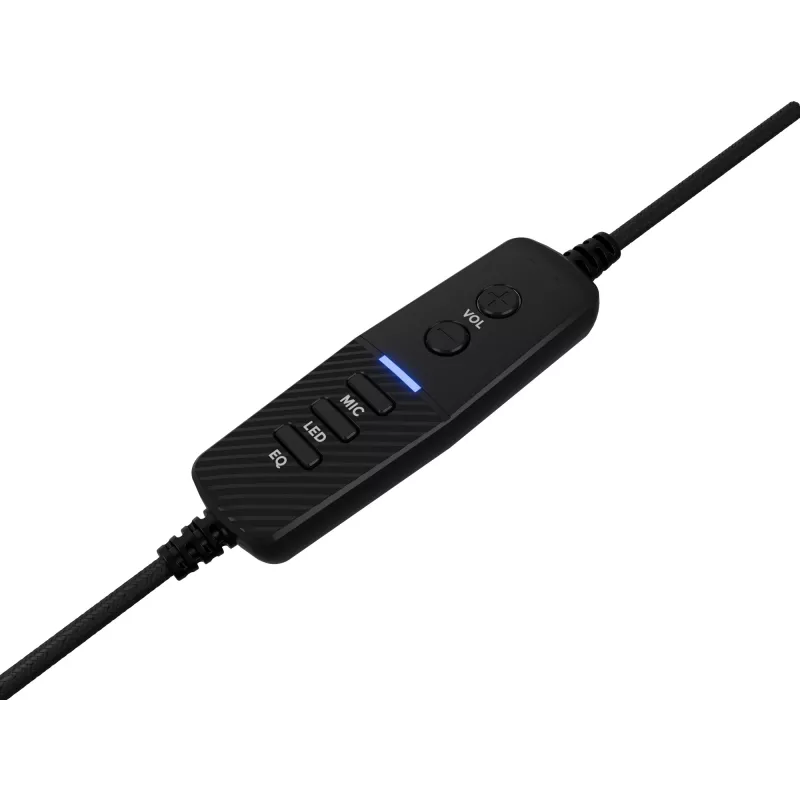 GENESIS Neon 764 Headset Kabelgebundenes Gaming-Headset mit Kopfbügel USB Typ-A Schwarz