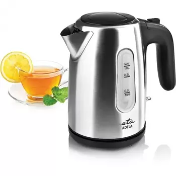 Wasserkocher ETA ETA160490000 — 1 L, 1600 W, Edelstahl, Wasserstandsanzeige