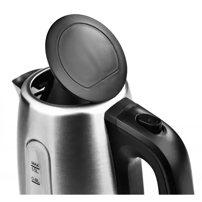 Wasserkocher ETA ETA160490000 — 1 L, 1600 W, Edelstahl, Wasserstandsanzeige