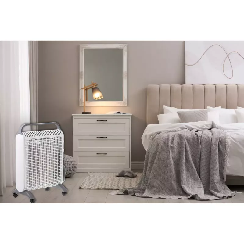 Elektrokonvektor Adler AD 7750, 2000 W, 2 Leistungsstufen, IP24, weiß