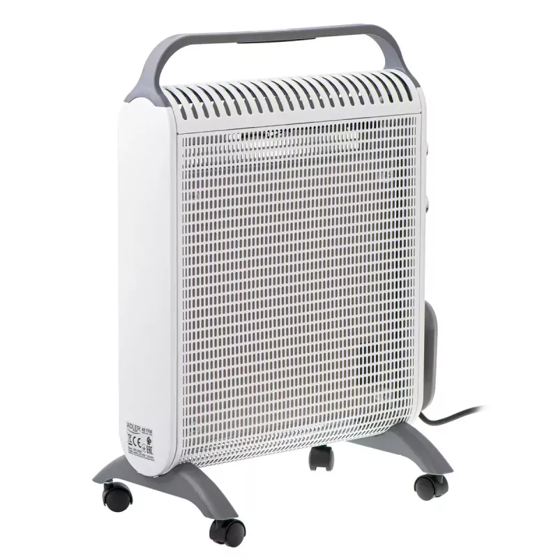 Elektrokonvektor Adler AD 7750, 2000 W, 2 Leistungsstufen, IP24, weiß