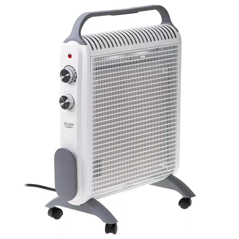 Elektrokonvektor Adler AD 7750, 2000 W, 2 Leistungsstufen, IP24, weiß