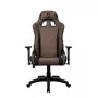 Gaming-Stuhl Arozzi Avanti SoftFabric Braun — Stoffpolsterung, ergonomisches Design, höhenverstellbar und neigbar