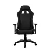 Gaming-Stuhl arozzi Avanti SoftFabric Pure Schwarz — ergonomisch, hohe Rückenlehne, verstellbare Armlehnen, neigbare Wippfunktion