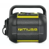 Baustellenradio Muse M-968 BTY — Analoges FM, 40 W RMS, Bluetooth 10 m, staub-/stoßfest, Schwarz/Gelb