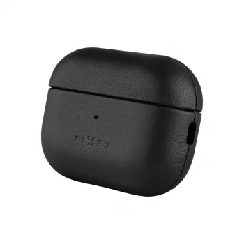 Schutzhülle aus Leder FIXED FIXLPM-999-BK für Ohrhörer mit MagSafe-Unterstützung, schwarz