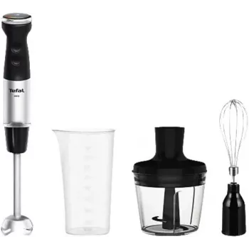 Tefal HB6738CH Mixer Stabmixer 1000 W Edelstahl, Schwarz