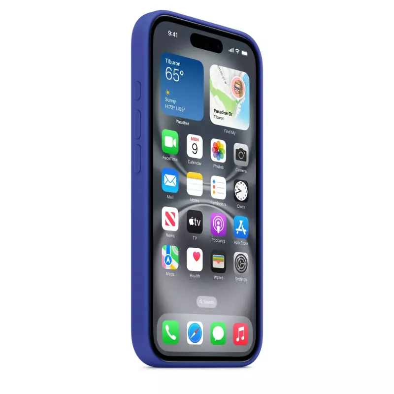APPLE Apple Silikon Case mit MagSafe iPhone 16 Ultramarin