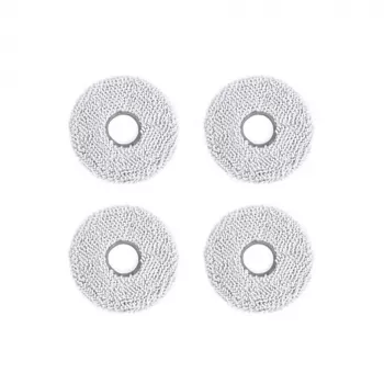 Wischmopp-Set für Ecovacs Saugroboter DCC040047, waschbar grau, 4 Stück