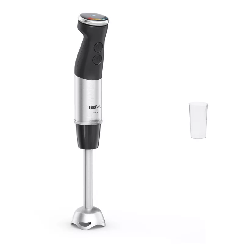 Tefal Quickchef+ HB671830 Stabmixer Pürierstab 1000 W Schwarz, Edelstahl