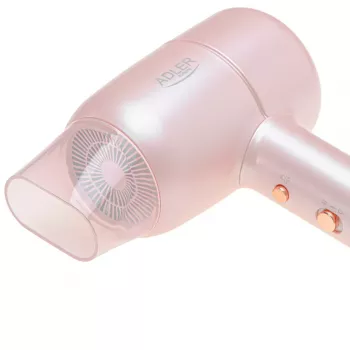 Haartrockner Adler AD 2279p 1800 W, 2 Heizstufen, 2 Geschwindigkeiten, Kaltstufe, Stylingdüse, pink