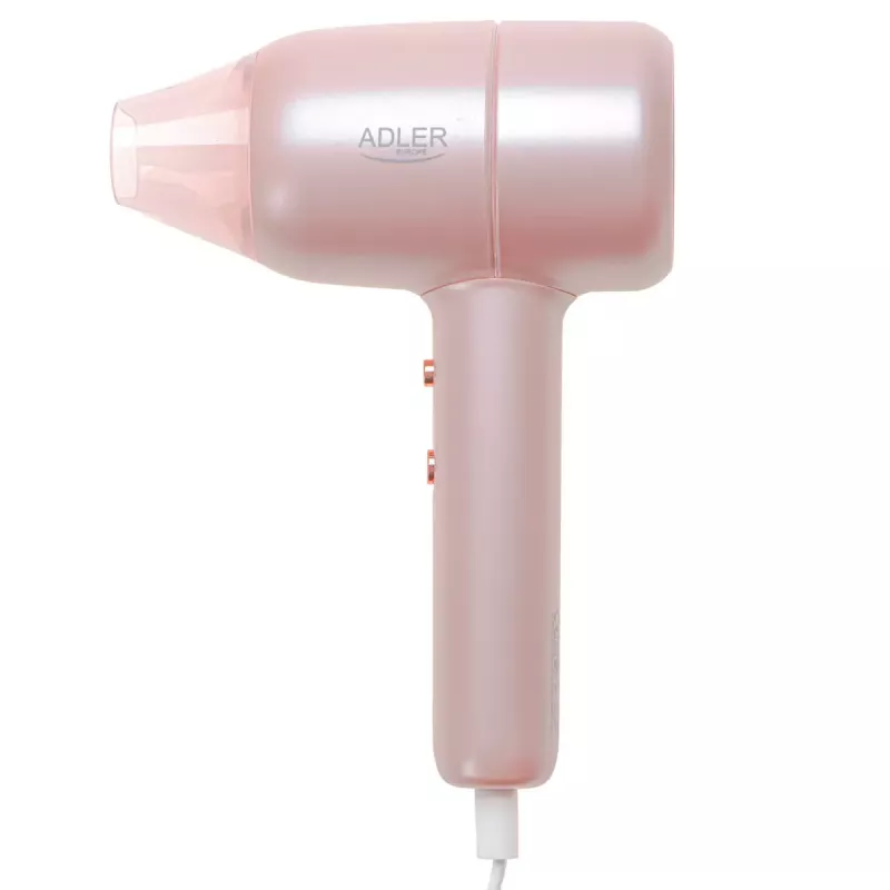 Haartrockner Adler AD 2279p 1800 W, 2 Heizstufen, 2 Geschwindigkeiten, Kaltstufe, Stylingdüse, pink