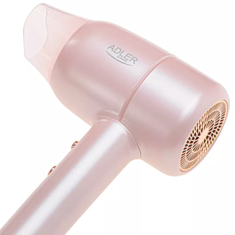 Haartrockner Adler AD 2279p 1800 W, 2 Heizstufen, 2 Geschwindigkeiten, Kaltstufe, Stylingdüse, pink