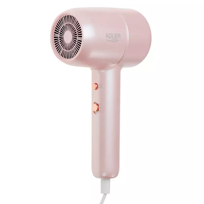 Haartrockner Adler AD 2279p 1800 W, 2 Heizstufen, 2 Geschwindigkeiten, Kaltstufe, Stylingdüse, pink