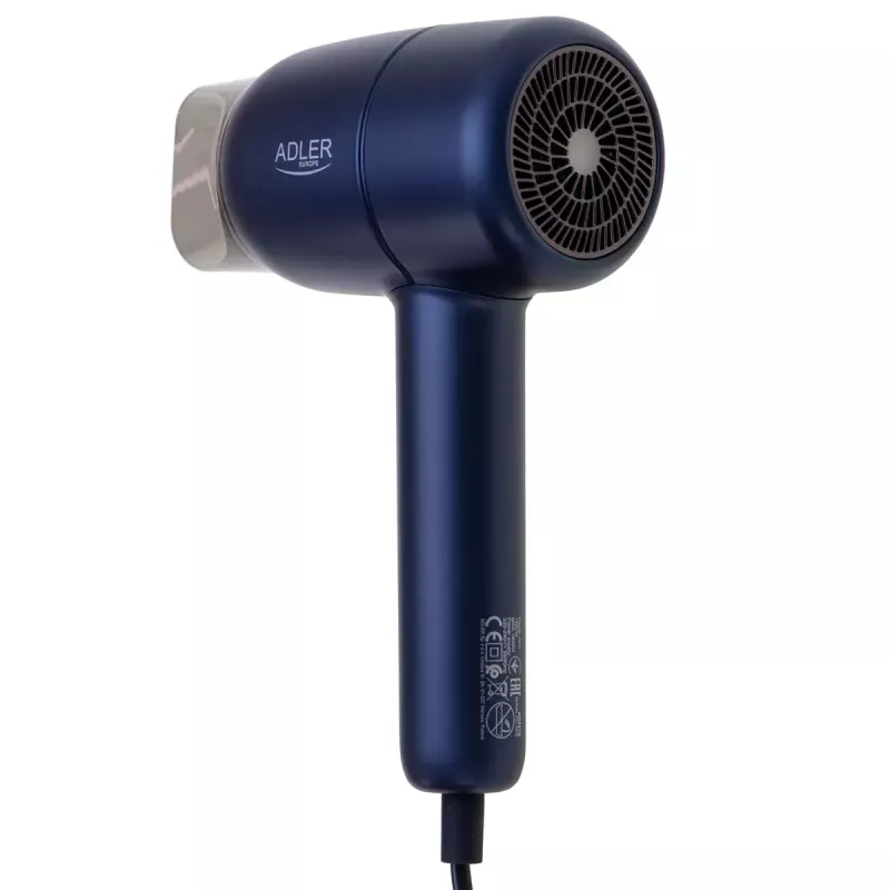 Haartrockner Adler AD 2279b 1800W, 2 Temperatureinstellungen, 2 Geschwindigkeiten, Ionenfunktion, blau