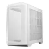 PC-Gehäuse MSI MAG PANO 100R PZ Midi-Tower Weiß — ATX, 380 mm GPU, 166 mm CPU-Kühler, 8 Erweiterungsslots, 3×2,5 Zoll + 2×3,5 Zoll, USB-A×2, USB-C×1