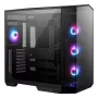 PC-Gehäuse MSI MAG PANO 100R PZ Midi-Tower Schwarz, gehärtetes Glas, unterstützt ATX/microATX, 482×290×519 mm