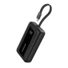 Anker Zolo 10000mAh tragbare Batterie, 30W ultraschnelles Laden, integriertes USB-C-Kabel, schwarz
