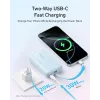 Anker Zolo 10000mAh tragbare Batterie, 30W ultraschnelles Laden, integriertes USB-C-Kabel, schwarz