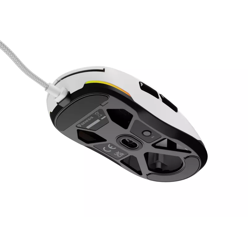 GENESIS Krypton 660 Maus Gaming Beidhändig USB Typ-A Optisch 12000 DPI