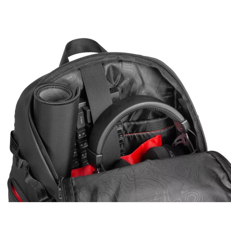 GENESIS Pallad 420 39,6 cm (15,6 Zoll) Rucksack Schwarz