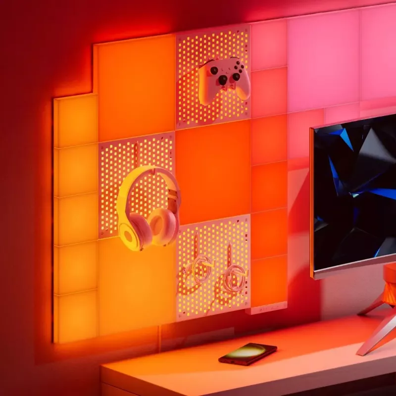LED modulares Pegboard-Erweiterungspanel Nanoleaf N8100E00-1BP – einzelnes Austausch-/Erweiterungspanel für Nanoleaf Pegboard