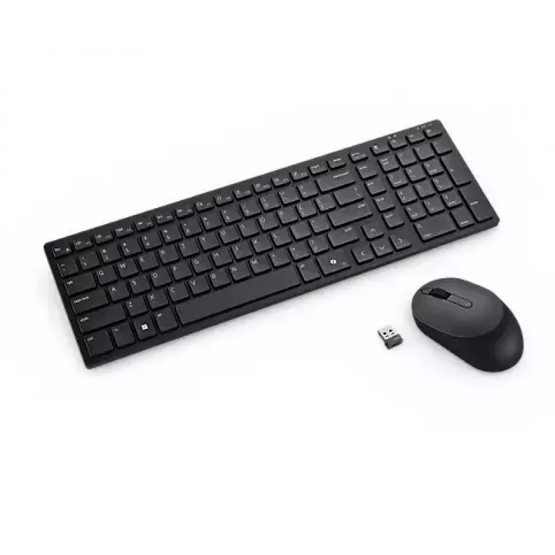 DELL KM555 Leise Tastatur Maus im Lieferumfang enthalten Universal RF Wireless + Bluetooth QWERTY US International Schwarz