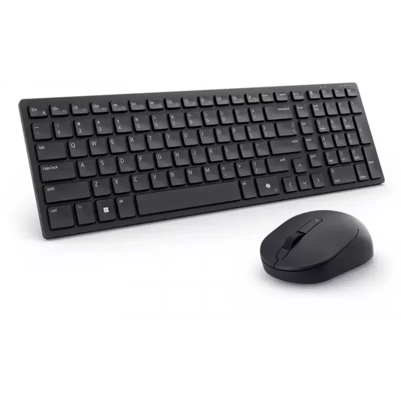 DELL KM555 Leise Tastatur Maus im Lieferumfang enthalten Universal RF Wireless + Bluetooth QWERTY US International Schwarz
