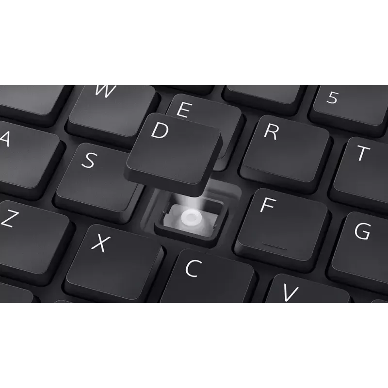 DELL KM555 Leise Tastatur Maus im Lieferumfang enthalten Universal RF Wireless + Bluetooth QWERTY US International Schwarz
