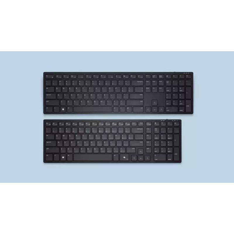 DELL KM555 Leise Tastatur Maus im Lieferumfang enthalten Universal RF Wireless + Bluetooth QWERTY US International Schwarz