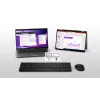 DELL KM555 Leise Tastatur Maus im Lieferumfang enthalten Universal RF Wireless + Bluetooth QWERTY US International Schwarz